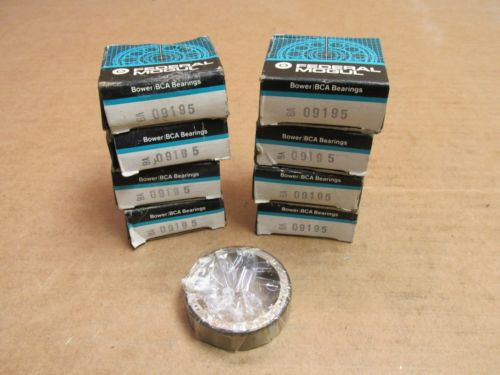 8 NEW BOWER BCA 09195 TAPERED ROLLER BEARING CUP/RACE 09 195  LOT OF 8