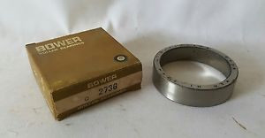 TIMKEN BOWER # 2736 TAPER ROLLER BEARING CUP MADE IN USA NEW OLD STOCK NOS
