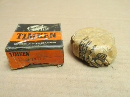 NIB TIMKEN 15100 TAPERED ROLLER BEARING 15 100 25.4 mm 1" Bore ID NEW