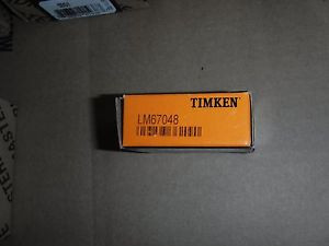 Timken Lm67048 Tapered Roller Bearing Cone, LM 67048 (SKID101)