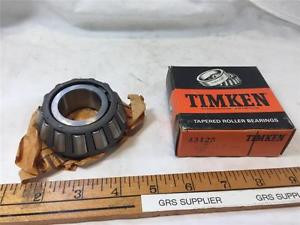 TIMKEN TAPERED ROLLER BEARING  43125 NEW OLD STOCK​