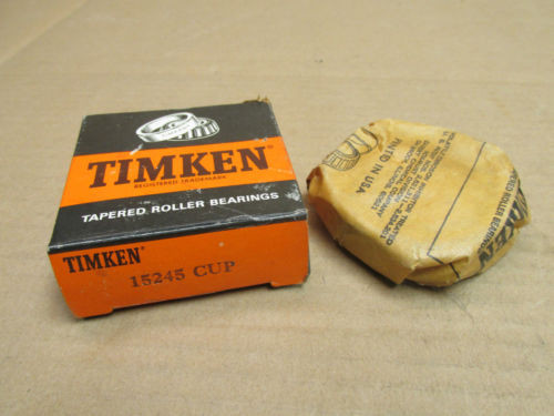 NIB TIMKEN 15245 CUP/RACE 62mm OD 16mm Width FOR TAPERED ROLLER BEARING NEW