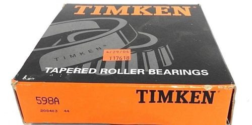 NIB TIMKEN 598A TAPERED ROLLER BEARING