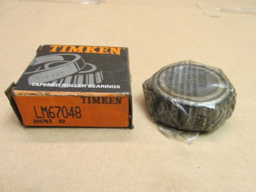 NIB TIMKEN LM67048 TAPERED ROLLER BEARING CONE LM 67048 1-1/4" ID X 0.66" WIDTH