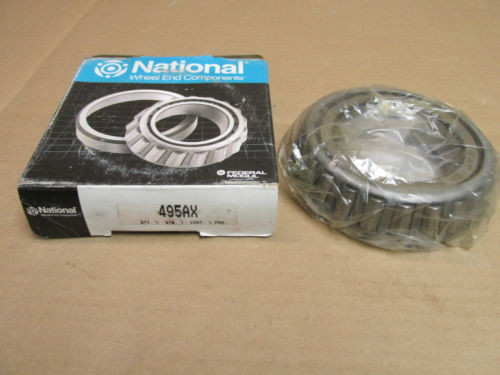 NIB FEDERAL MOGUL NATIONAL 495AX TAPERED ROLLER BEARING WHEEL 76mm ID 30mm W NEW