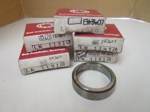 Lot of 5 BDI Tapered Roller Bearing Race Cup LM 11910 LM11910 KLM 11910 New