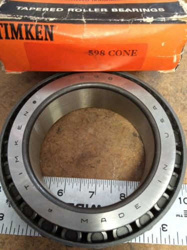 NEW OLD Timken 598 CONE Tapered Roller Bearing Outer Race  BEARING, CL