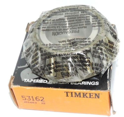 NIB TIMKEN 53162 TAPERED ROLLER BEARING CONE