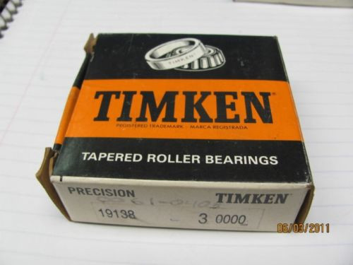 Timken 19138 Class 3 Precision Tapered Roller Bearing