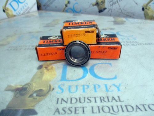 TIMKEN LL52549 TAPERED ROLLER BEARING LOT OF 3 NIB