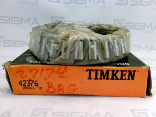 Timken 42376 Tapered Roller Bearing New