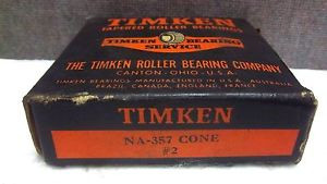 TIMKEN TAPERED ROLLER BEARING NA-357 CONE #2 NEW NA357CONE2 NA3572