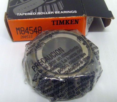 Timken M84548 Tapered Roller Bearing: 25.4mm Bore, 57.15mm O.D., 19.431mm Width