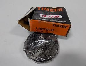 TIMKEN TAPERED ROLLER BEARING CUP LM67010 NIB