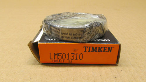 1 NIB TIMKEN LM501310 TAPERED ROLLER BEARING CUP, OD: 2-29/32", CUP WIDTH: 0.58"