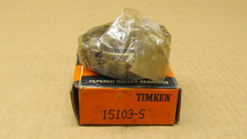 1 NIB TIMKEN 15103-S TAPERED ROLLER BEARING CUP OD: 2-7/16", CUP WIDTH: 9/16"