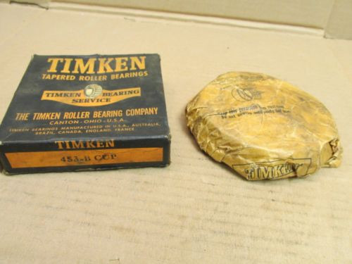 NIB TIMKEN 453-B TAPERED ROLLER BEARING CUP/RACE 453B 7/8" WIDTH