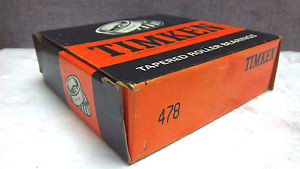 TIMKEN TAPERED ROLLER BEARING 478 NEW 478