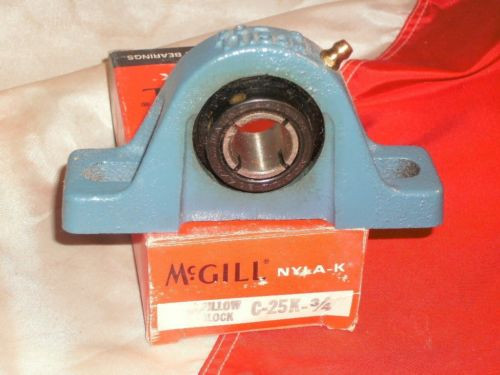 McGILL C-25-K-3/4 NYLA-K PILLOW BLOCK BEARING C25K34