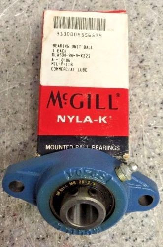 McGill NYLA-K Mounted Ball Bearings FC2-25 3/4' Flange Mounted Bearing Convey