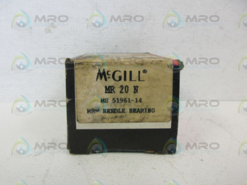 MCGILL MR-20-N NEEDLE ROLLER BEARING *NEW IN BOX*