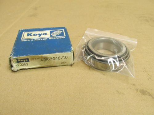 NIB KOYO LM67048/LM67010 SET TAPERED ROLLER BEARING & CUP/RACE SET