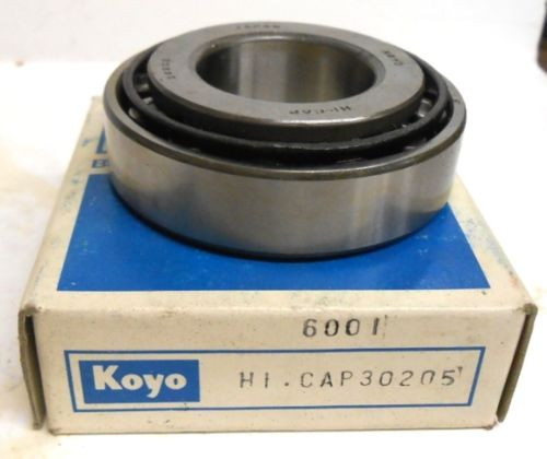 KOYO BEARINGS, TAPERED ROLLER BEARING, 30205, 25 X 52 X 16.25MM