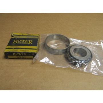 NEW BOWER 339 TAPERED ROLLER BEARING 1 3/8&#034; BORE &amp; 333 RACE / CUP 3 5/32&#034; OD