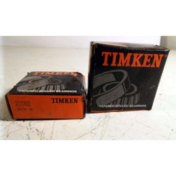 2 NEW TIMKEN 23092 TAPERED CONE ROLLER BEARINGS