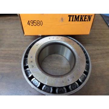 NEW TIMKEN TAPERED ROLLER BEARING CONE 49580