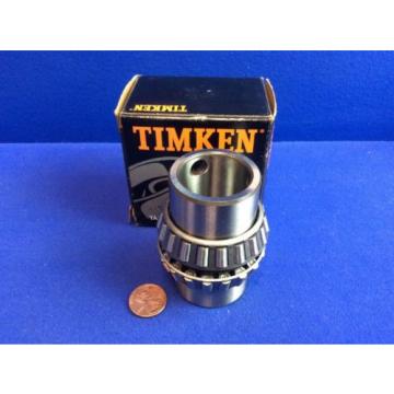 Timken 08118DE Tapered Roller Bearing, Double Cone, Straight Bore, Steel, 1.1875