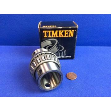 Timken 08118DE Tapered Roller Bearing, Double Cone, Straight Bore, Steel, 1.1875