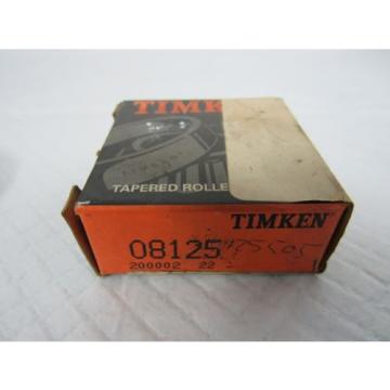 TIMKEN TAPERED ROLLER BEARING 08125