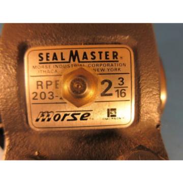 Sealmaster RPB203-2, Morse, Tapered Roller Bearing Pillow Block, I=Timken 338DE