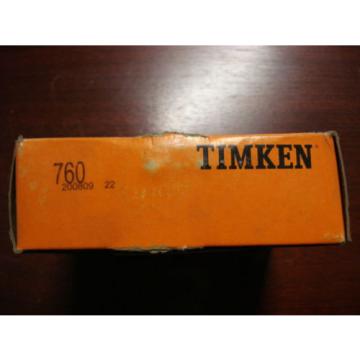 TIMKEN 760,Tapered Roller Bearing, Bore 3-9/16&#034;, Width 1.900&#034;, 1 Cone /5777eGO4