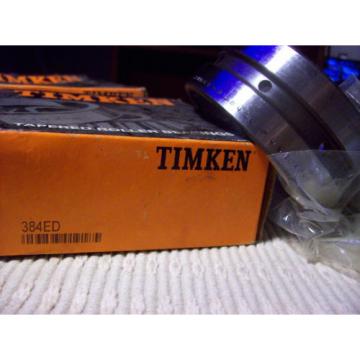 TIMKEN #384ED TAPER ROLLER BEARING DOUBLE CUP, OD 3.397&#034; WID, 1.562&#034; STEEL (NEW)