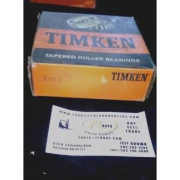 Timken Tapered Roller Bearing 3982