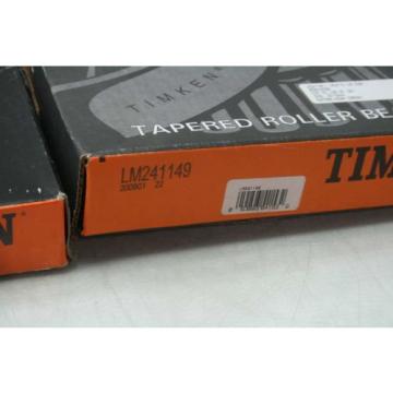 Timken LM241149 LM241110 Tapered Roller Bearings 8&#034; Bore / 10.875&#034; Outer Cup Dia