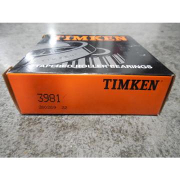 NEW Timken 3981 200209 Tapered Roller Bearing Cone