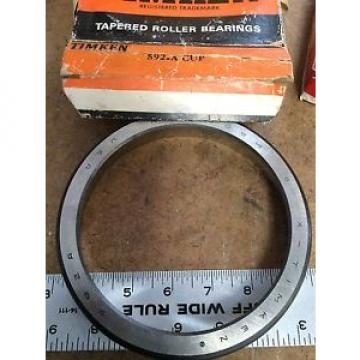 NEW OLD Timken 592A CUP Tapered Roller Bearing Outer Race Cup   BEARING, CL