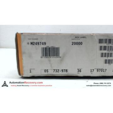 TIMKEN M249749 TAPERED ROLLER BEARING CONE BORE: 254.000MM, NEW #108757