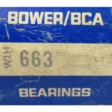 BOWER/BCA TAPERED ROLLER BEARING CONE, 663, 3 1/4&#034; BORE]