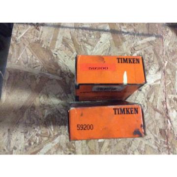 2-Timken tapered roller bearing,  NOS, #59200, free shipping to lower 48