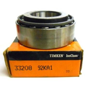 TIMKEN TAPERED ROLLER BEARING, 92KA1, 33208