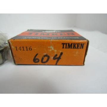 TIMKEN TAPERED ROLLER BEARING 14116