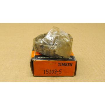 1 NIB TIMKEN 15103-S TAPERED ROLLER BEARING CUP OD: 2-7/16&#034;, CUP WIDTH: 9/16&#034;