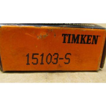 1 NIB TIMKEN 15103-S TAPERED ROLLER BEARING CUP OD: 2-7/16&#034;, CUP WIDTH: 9/16&#034;