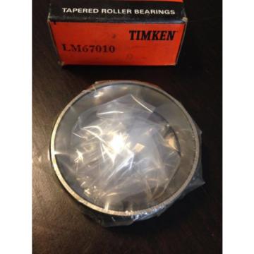 Timken Tapered Roller Bearing, LM67010 **