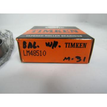 TIMKEN TAPERED ROLLER BEARING LM48510