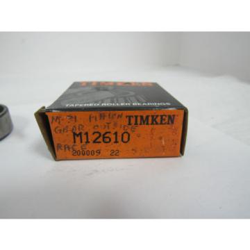 TIMKEN TAPERED ROLLER BEARING M12610